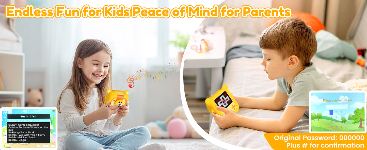M2-C Yellow Kids Camera Instant Print