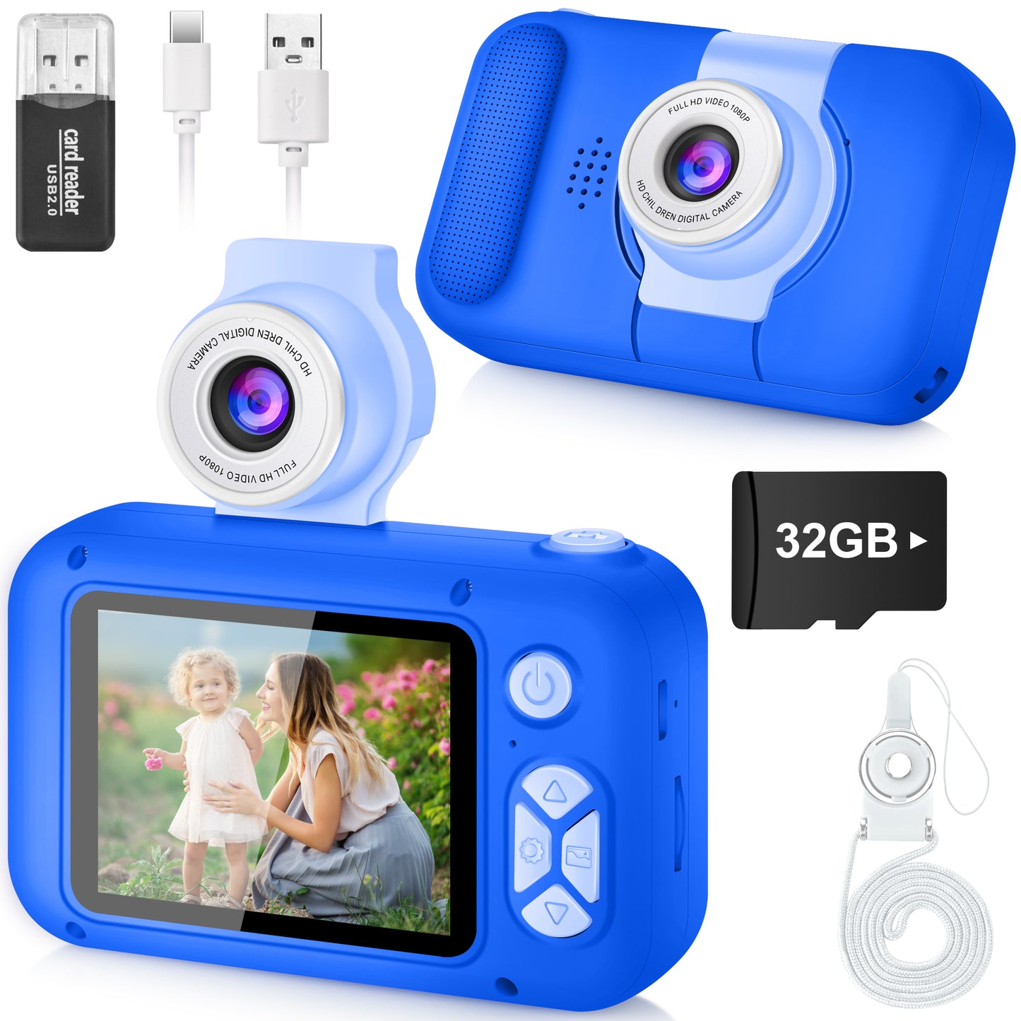 X101-I Sapphire Blue Kids Camera