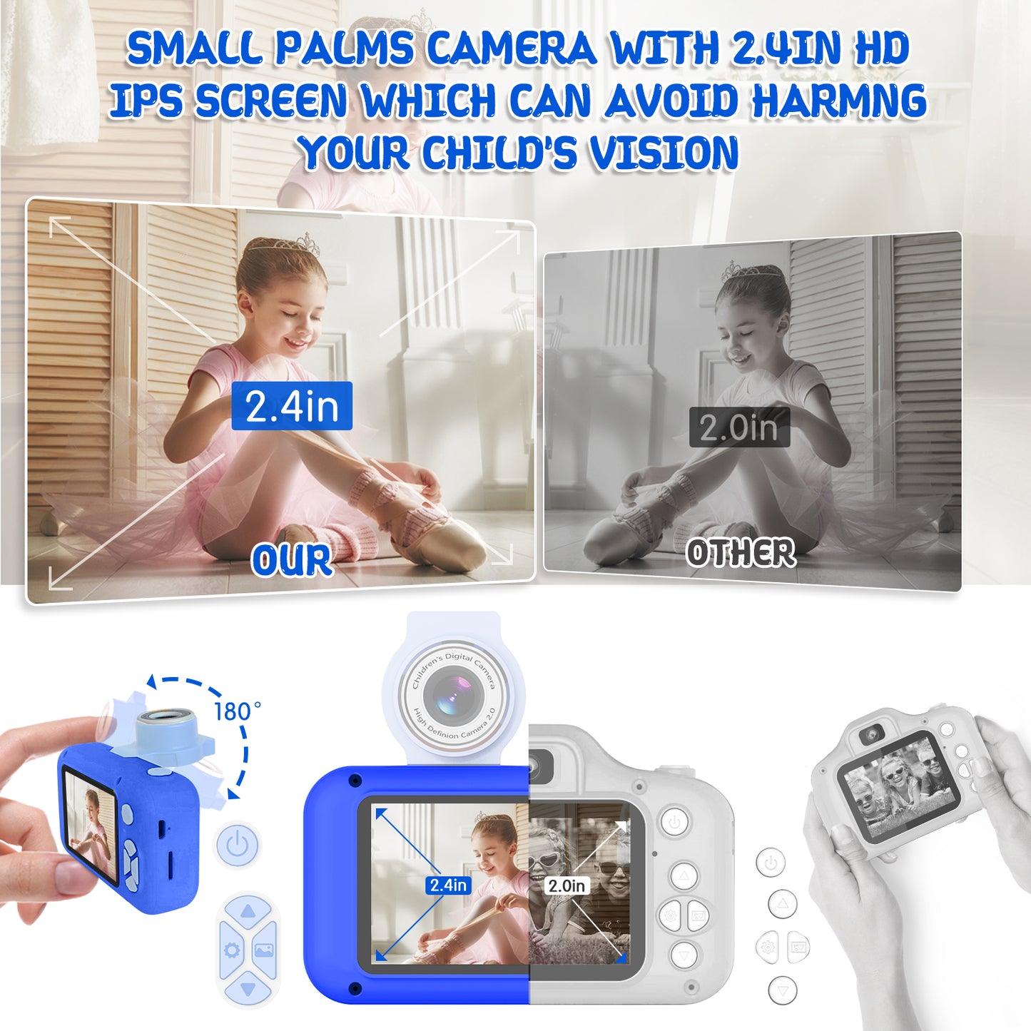 X101-I Sapphire Blue Kids Camera