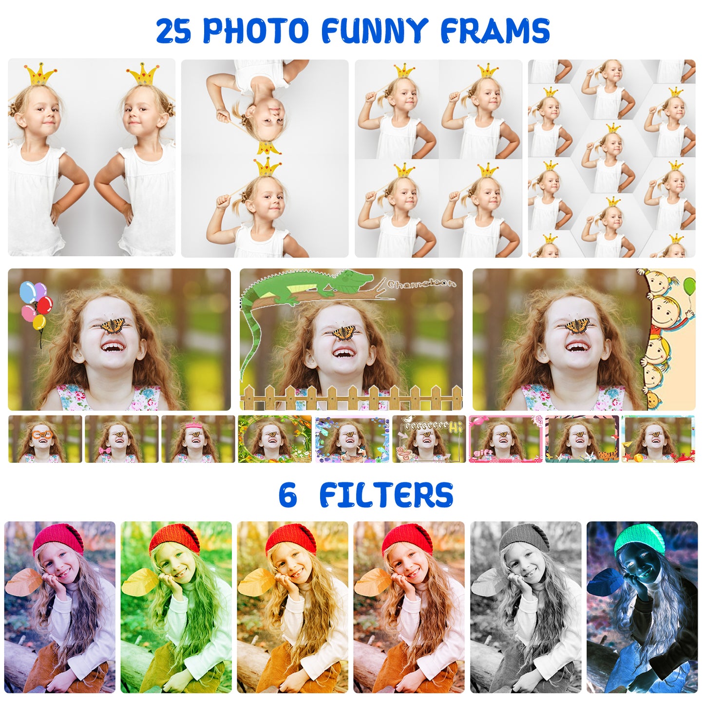 X101-I Sapphire Blue Kids Camera