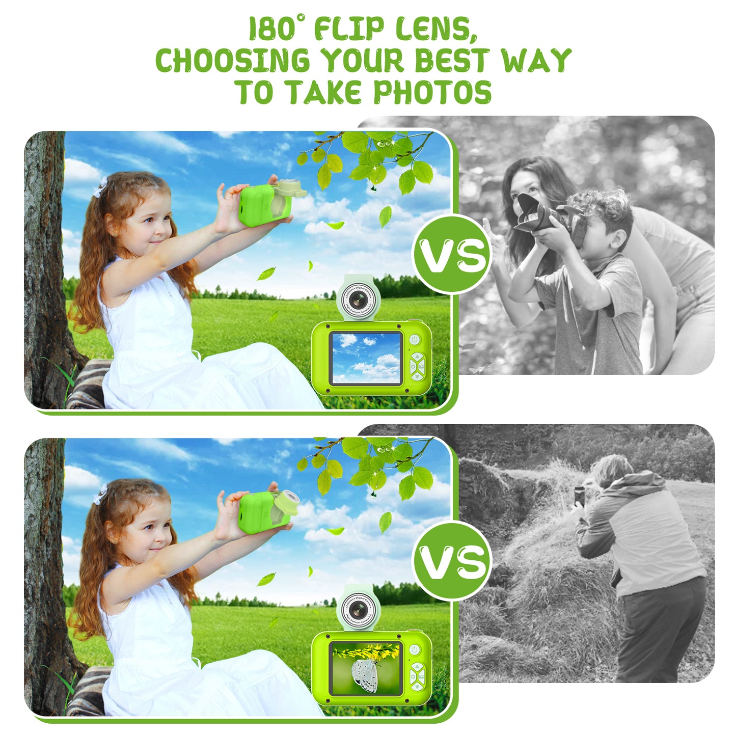 X101-H Green Kids Camera