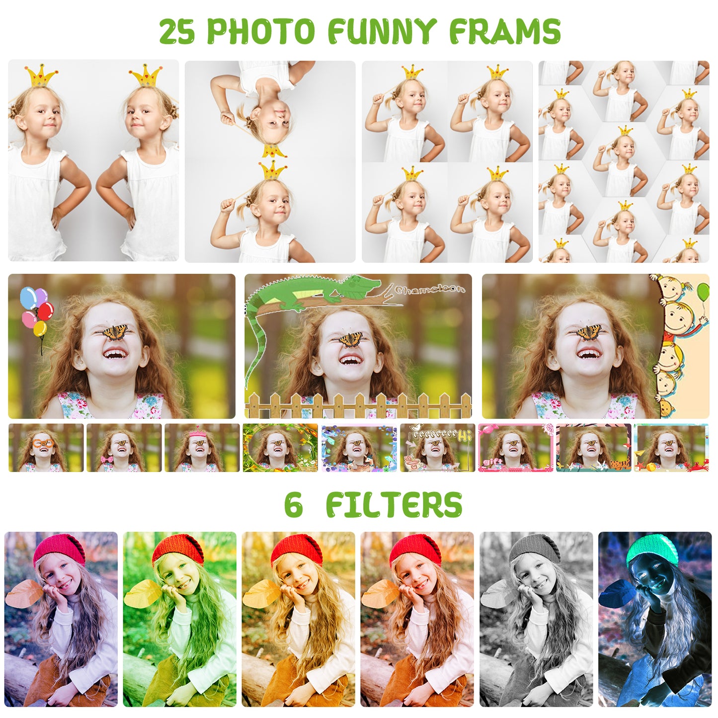 X101-H Green Kids Camera