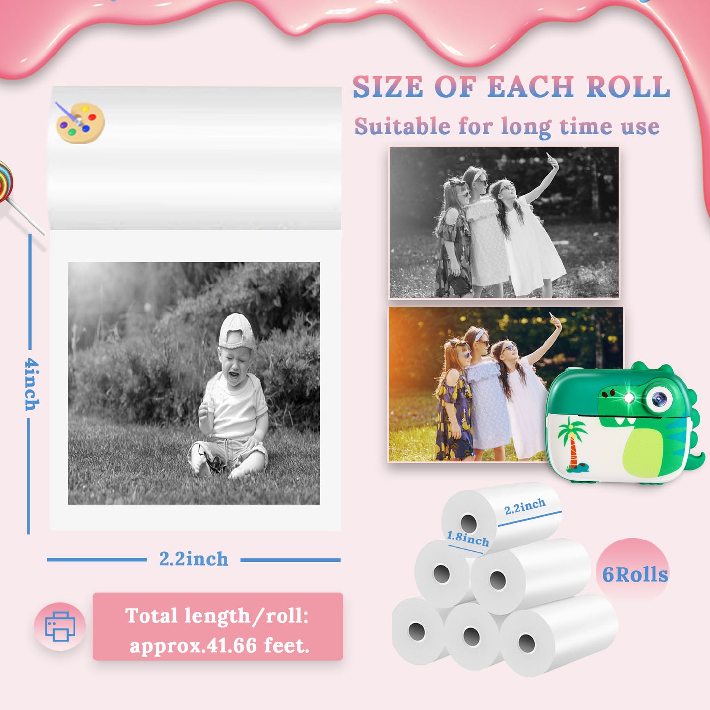 M3-E Instant Paper * 6 Rolls