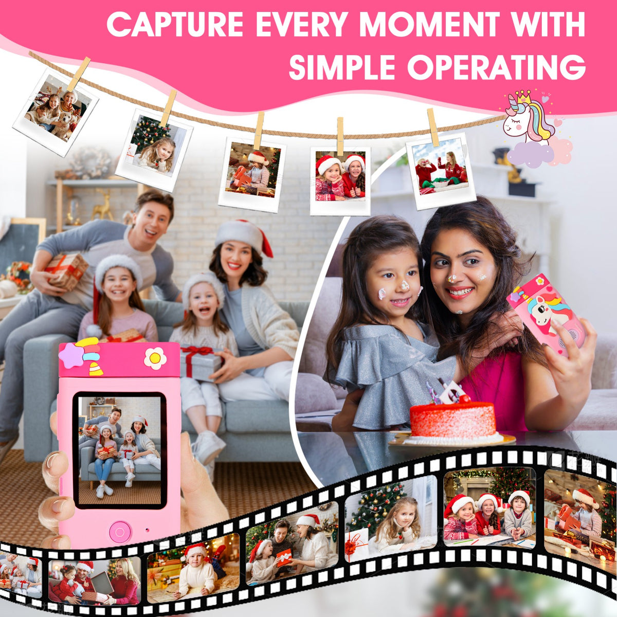 A200-PKUN Kids Camera, Kids Phone