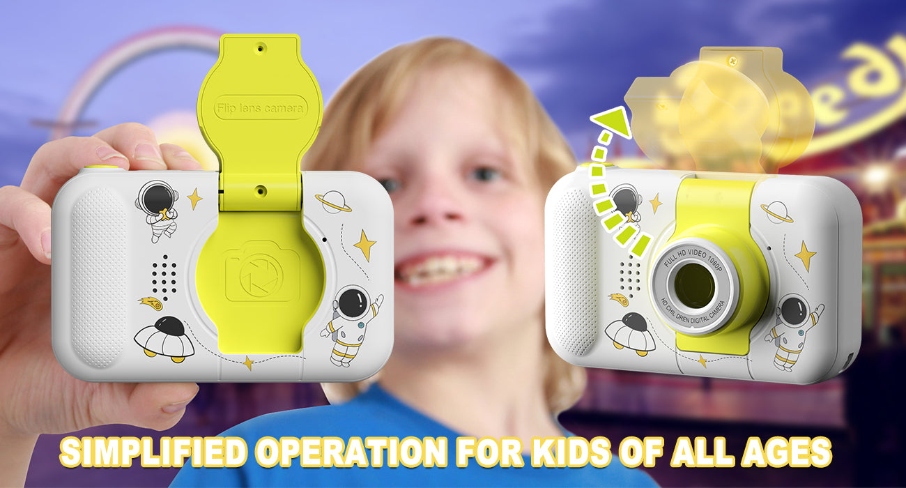 X101XCH-C White Astronaut Kids Camera