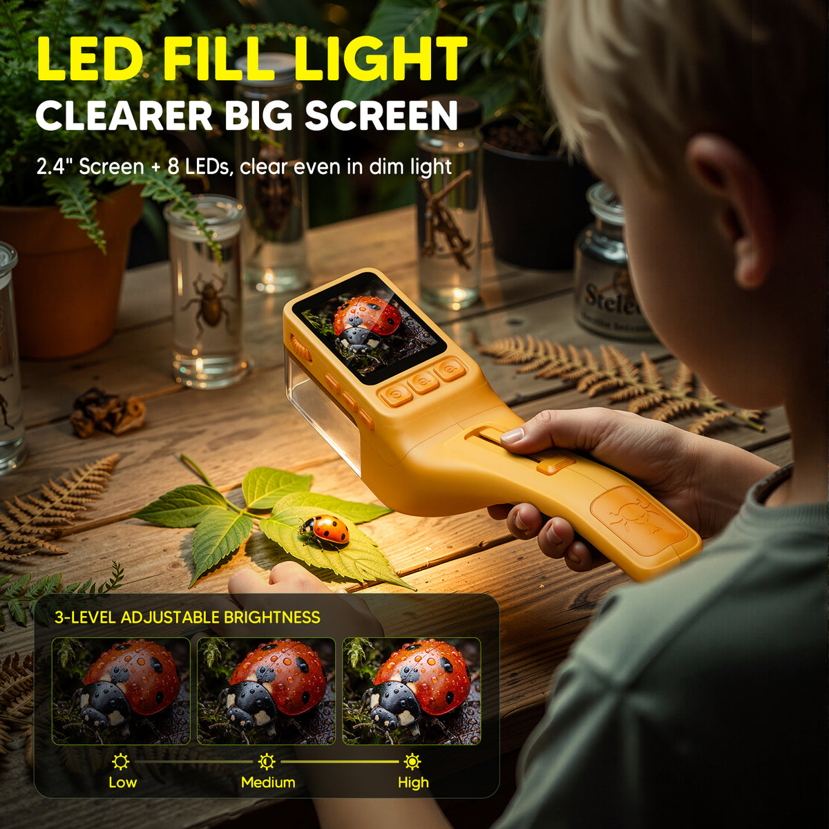 B315-YL Bug Catcher for Kids