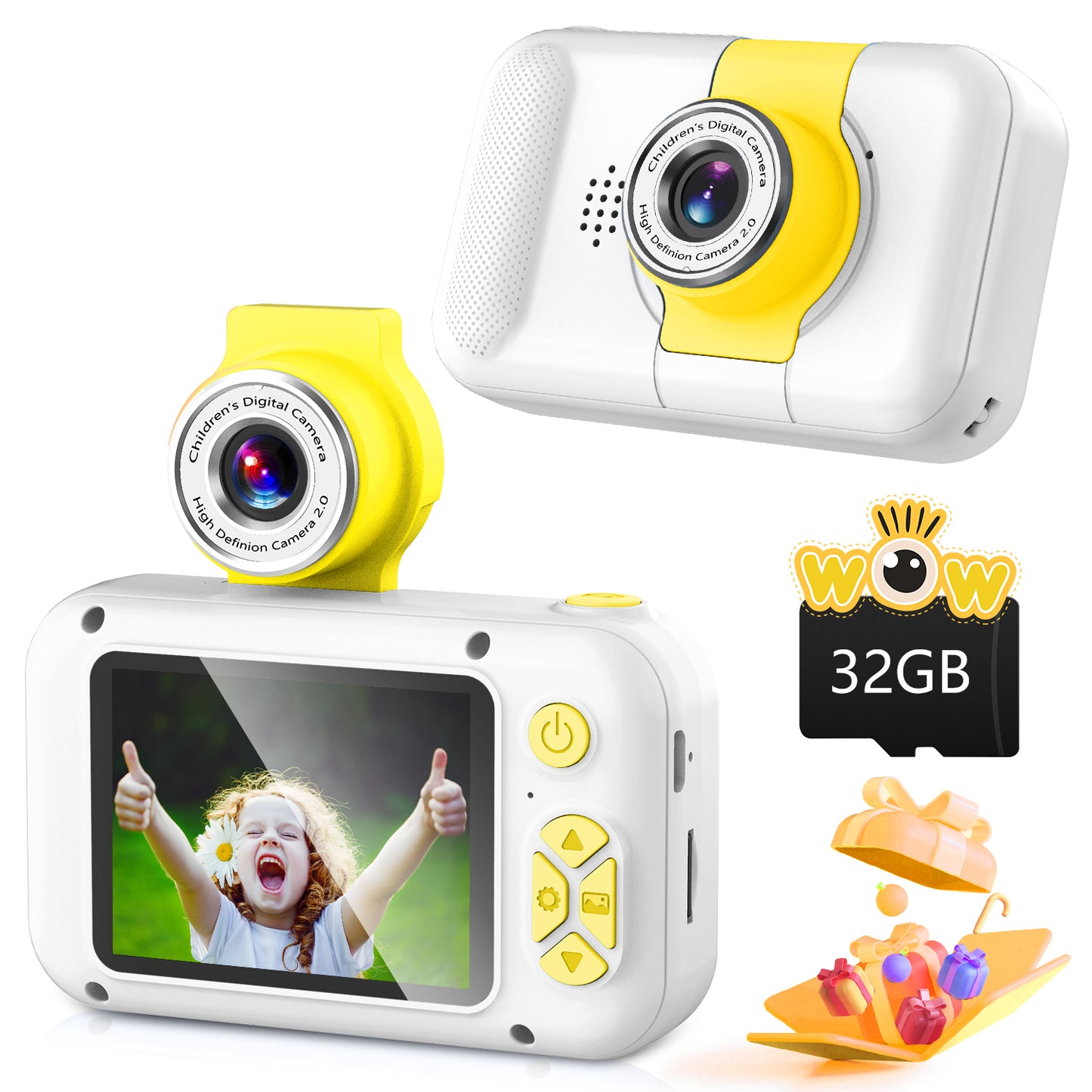 X101-B White Kids Camera